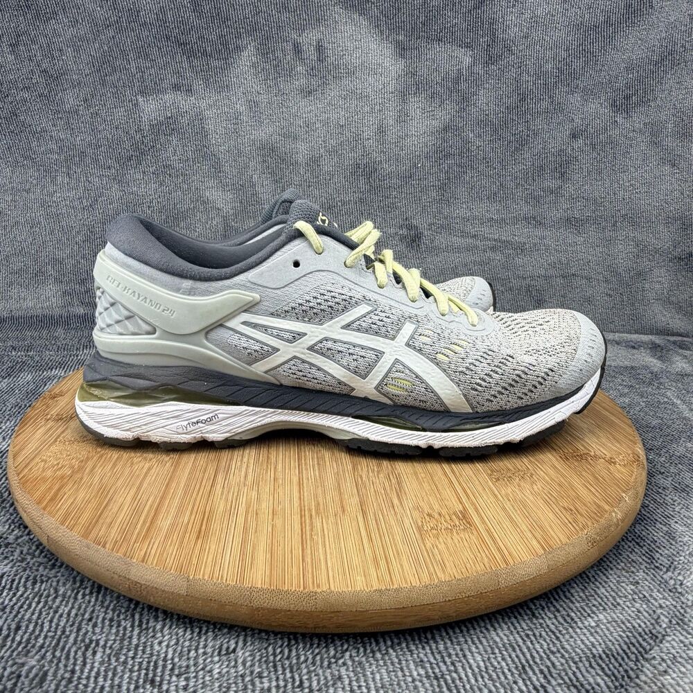 ASICS GEL-Kayano 24 Shoes Womens Size 8.5 Gray Mesh Running Sneakers T709N